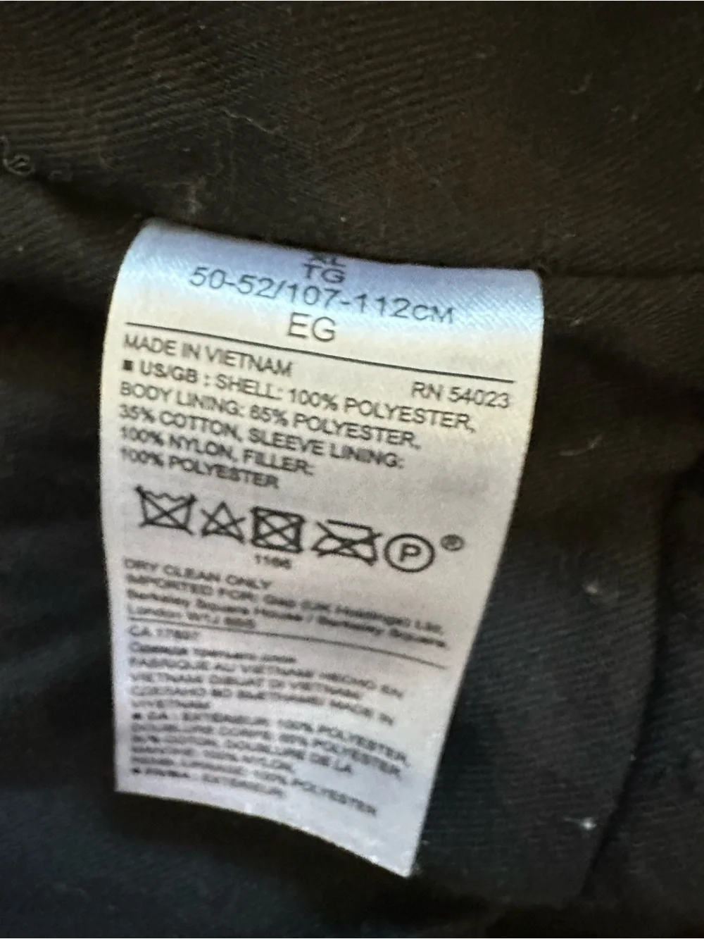 Banana Republic Water-Resistant Insulated Jacket Hidden Hood Men’s XL Navy
